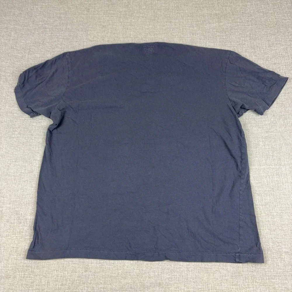 Polo Ralph Lauren Shirt Mens Large Blue Anchor Graphic Tee Nautical Cotton